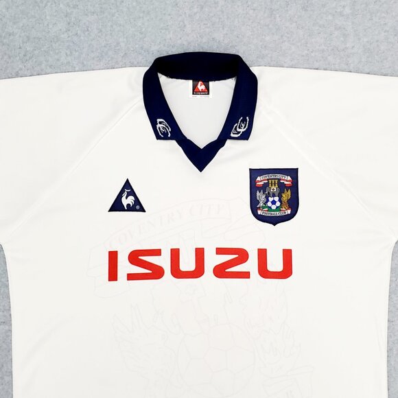 COVENTRY CITY Men Large L Vintage Football Shirt Jersey 1997-1998 Le Coq Sportif - Picture 5 of 16
